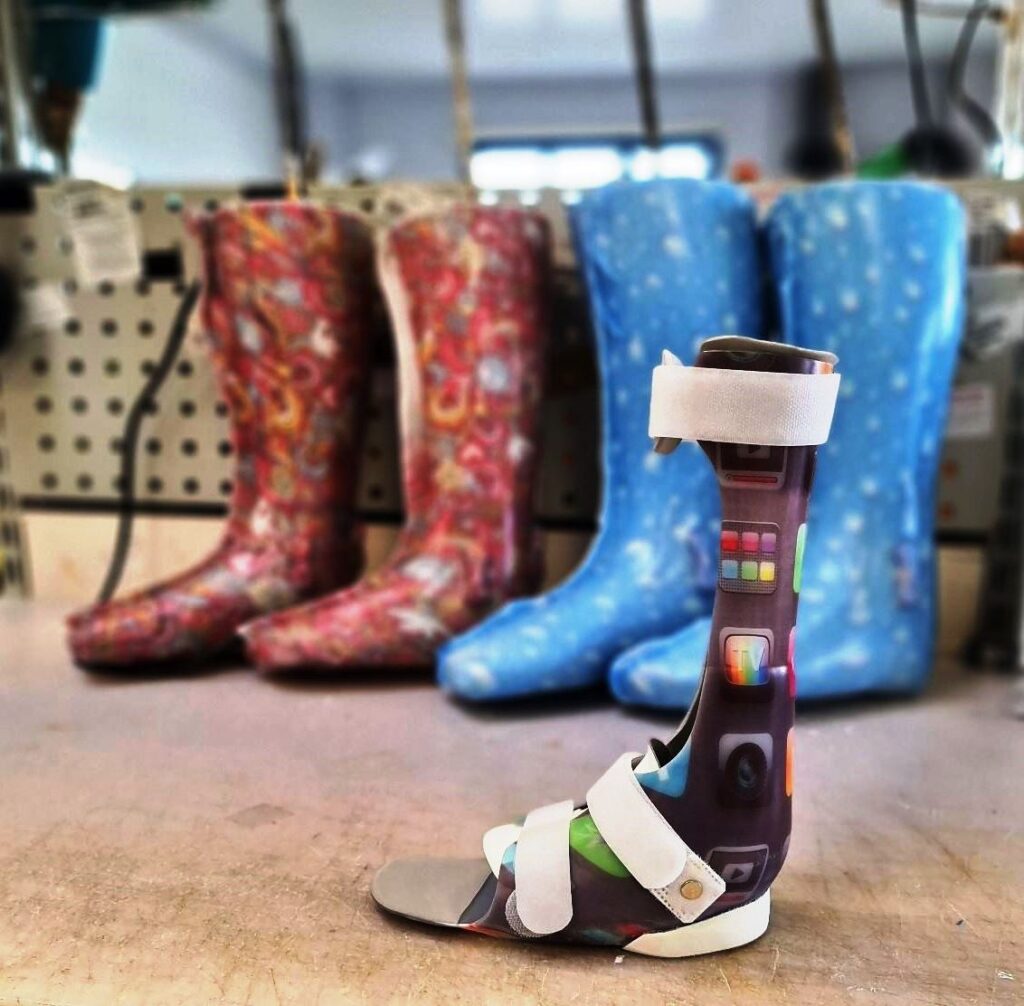 Botas ortopédicas personalizadas con diseños Orthotransfer