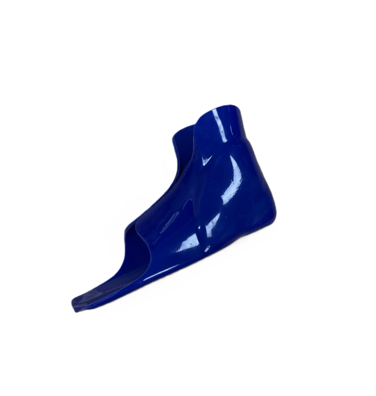 Férula de pie y tobillo moldeada en Modiflex azul