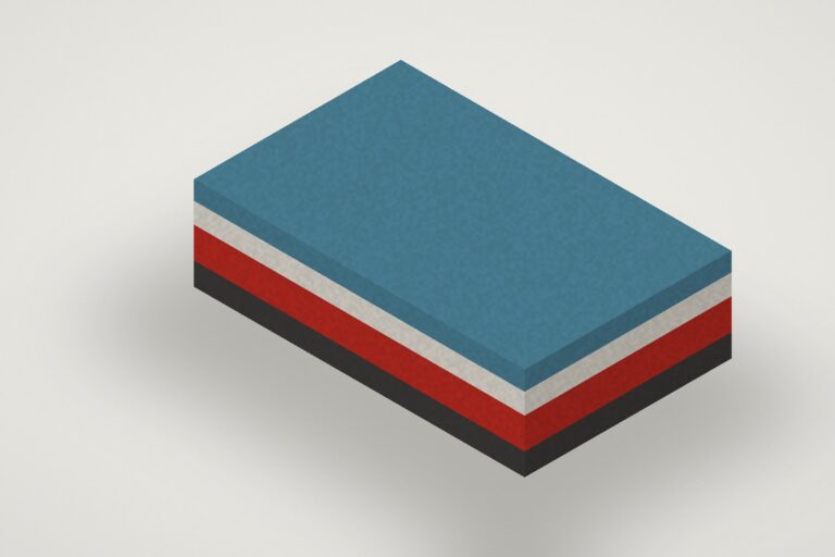 Capas de espuma Shockicel® en distintos colores